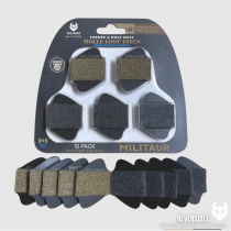 Militaur 10-Pack Molle Loop Discs Dual-Sided Velcro Discs